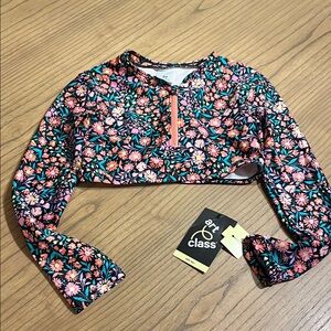Art Class Kids Floral Rashguard